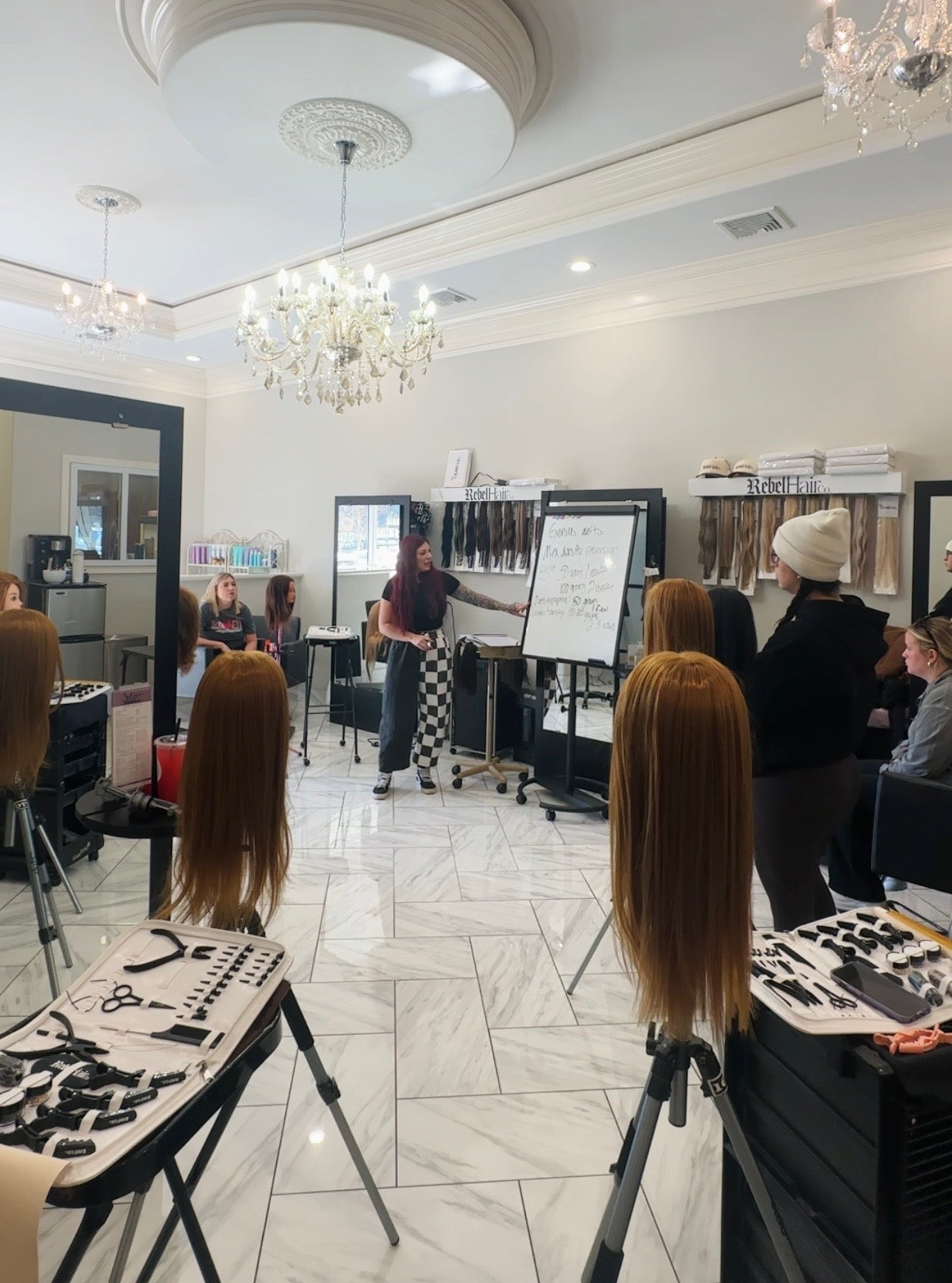 2 Day Hands On with Rebel Hair Co. : The Rebel Method- Genius Weft Install (05-17 + 05-18)